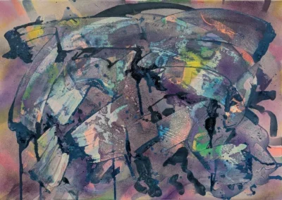 Acrylbild abstrakt, farbenfroh, surrealistische Kunst, Malerei Leipzig